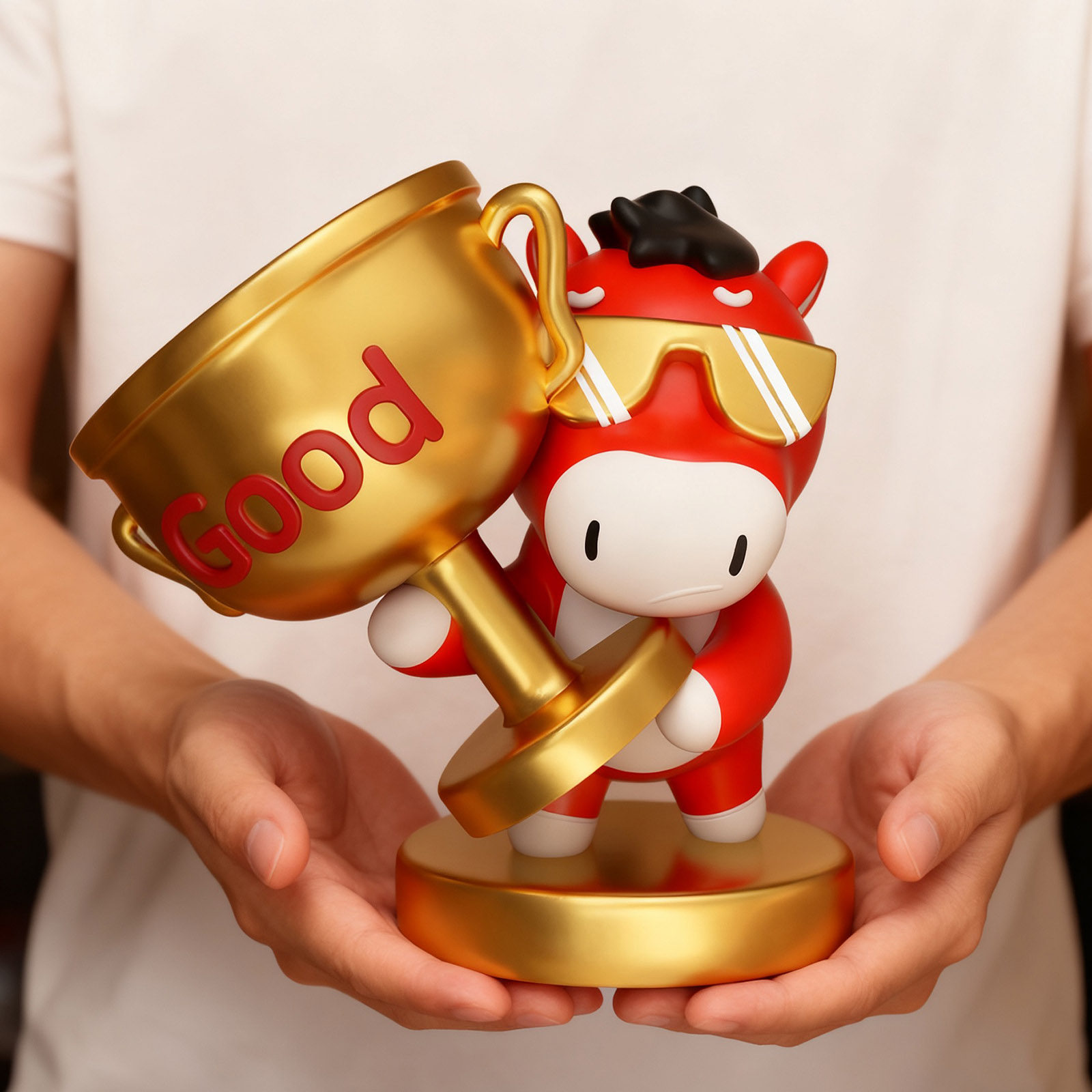 牛逼奖杯造型公司礼品冠军GOOD奖品办公室送朋友同事的装饰品摆件,家居饰品,桌面摆件,淘宝优惠券,粉丝福利购,淘宝优惠卷