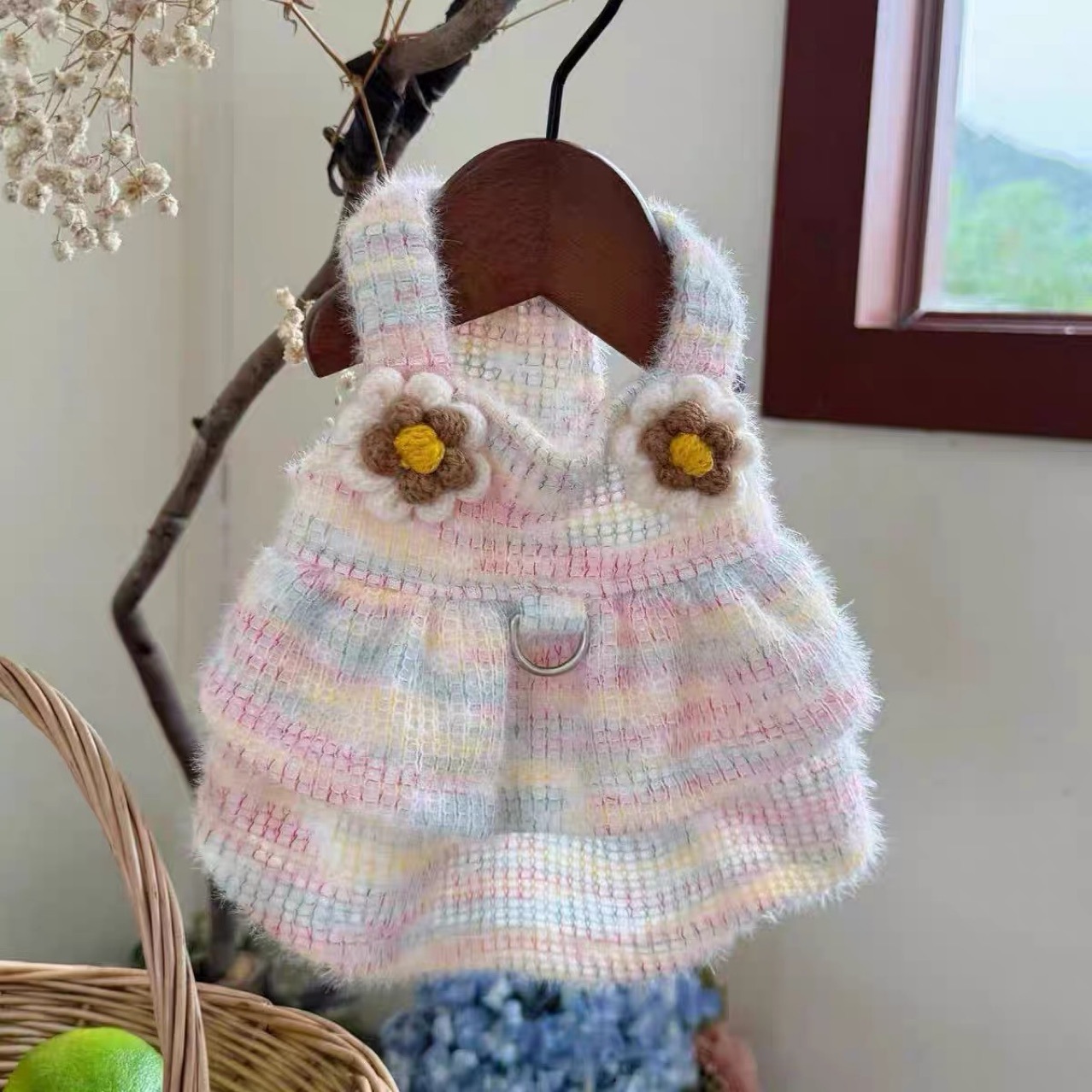 宠物衣服秋冬宠物狗针织毛衣防掉狗狗秋冬季猫咪薄款小型保暖