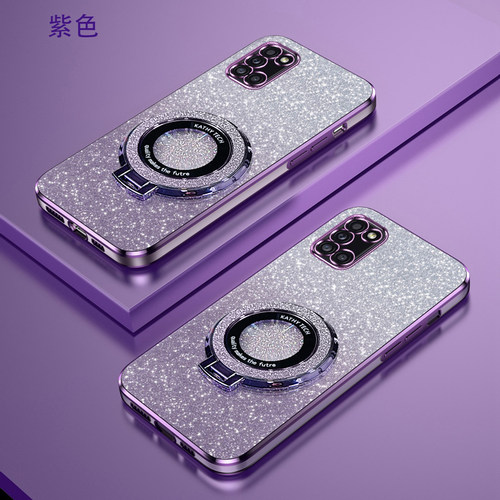 三星A31渐变闪粉时尚手机壳Galaxya31新款高端全包可爱创意磁吸支架SamsungA31奢华女超薄软壳防摔保护适用于