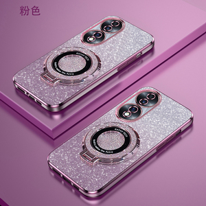 荣耀70渐变闪粉手机壳高端时尚HONOR70Pro新款创意高级感荣耀70pro+全包可爱磁吸支架超薄软壳防摔保护适用于