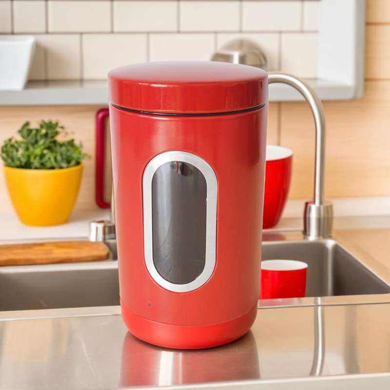 不锈钢密封罐金属食品储存罐可视窗彩色圆形茶叶杂粮食品收纳厨房,厨房/烹饪用具,密封罐,淘宝优惠券,粉丝福利购,淘宝优惠卷