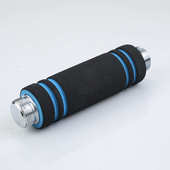 HAOYA把手哑铃杆手柄纯钢泡棉握把网纹滚花大重承载只配自家哑铃