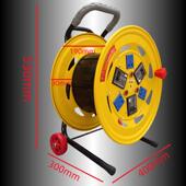 一机一闸移动电缆盘线滚子绕线盘卷线电线收纳收线拖线板50 100米