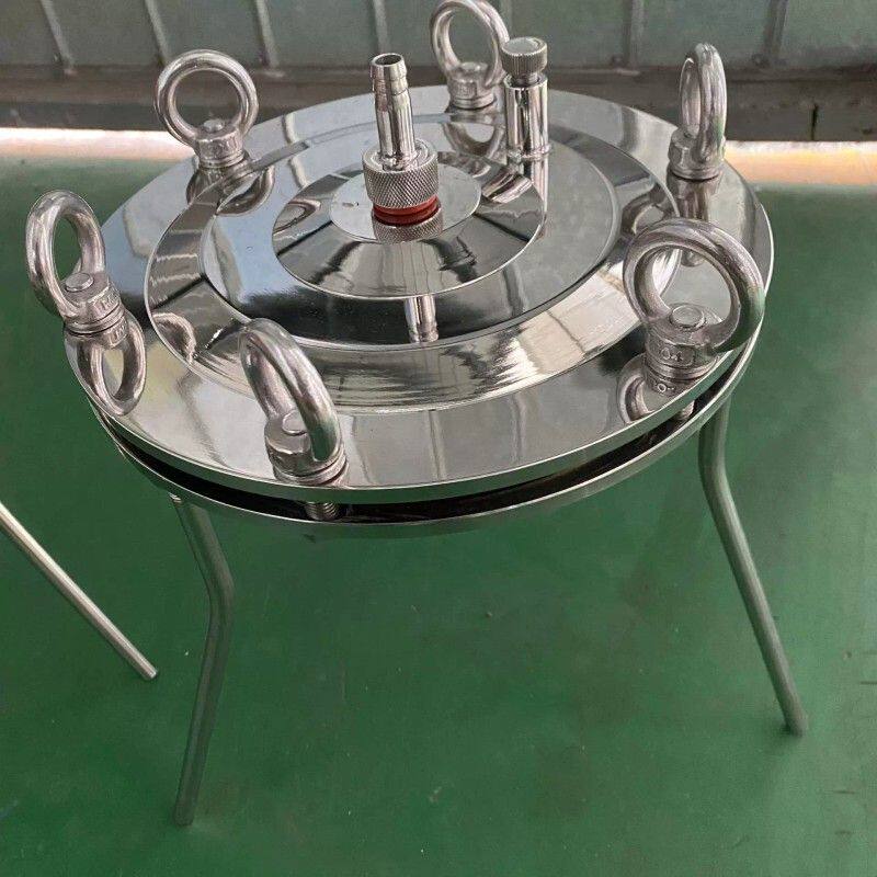 平板过滤器不锈钢单双层高压工业用微孔滤膜圆盘单层碟式实验室