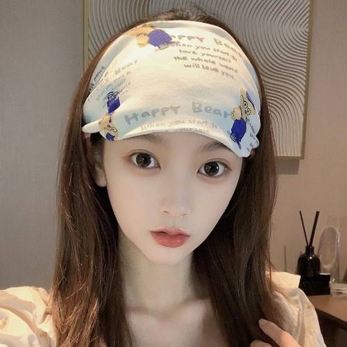 网红月子发带纯棉孕妇头巾帽子