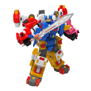 萌宝战警梦宝变形五合体玩具汽车机甲金刚雷光号儿童男孩机器人蒙