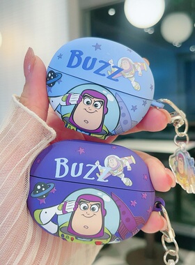 巴斯光年适用se4华为7i蓝牙Freeclip2耳机壳Freebudspro5保护套freebuds pro3pro4磨砂5i6i玩具总动员freearc