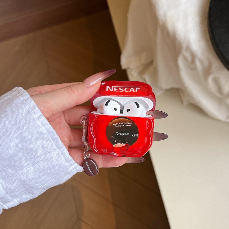 创意速溶咖啡苹果imd耳机套新款
