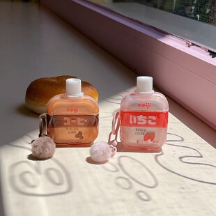 明治牛奶咖啡适用Pro3新型号苹果四代降噪蓝牙无线airpodspro一二代耳机壳情侣airpods2保护套3/4代Pro2三代