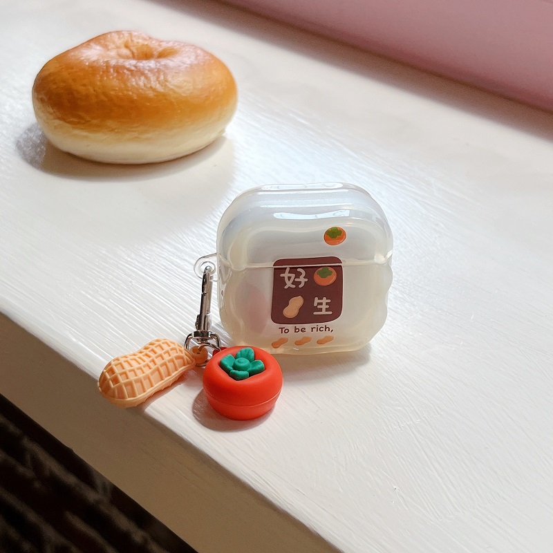 好运文字好事发生适用苹果耳机套