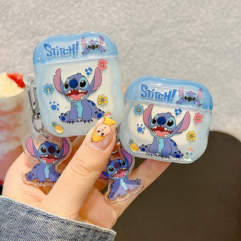 卡通史迪仔苹果imd四代耳机套