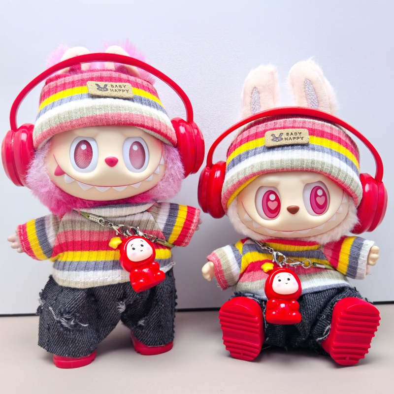 新年红色衣服适用拉布布123代