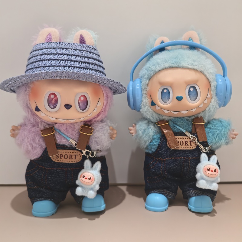 耳机背带裤拉布布一二三代娃衣