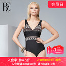 度假高级游泳装 be范德安连体泳衣女遮肚显瘦保守小胸聚拢露背新款