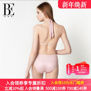 性感露背度假ins游泳衣 遮肚显瘦连体泳装 BE范德安泳衣女新款 修身