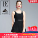 BE范德安连体泳衣时尚 小黑裙液体莱卡智塑科技泳衣防晒修身 显瘦