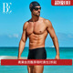抗氯防晒透气疏水网眼衬料高弹贴合游泳 平角时尚 BE范德安男士 泳裤
