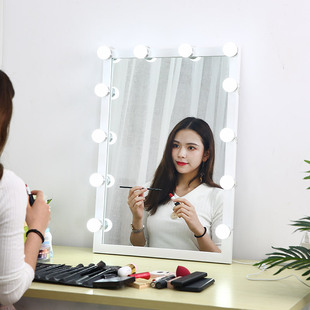 化妆灯化妆补光灯灯泡LED化妆镜补光灯sub灯镜子灯补光免打孔布线
