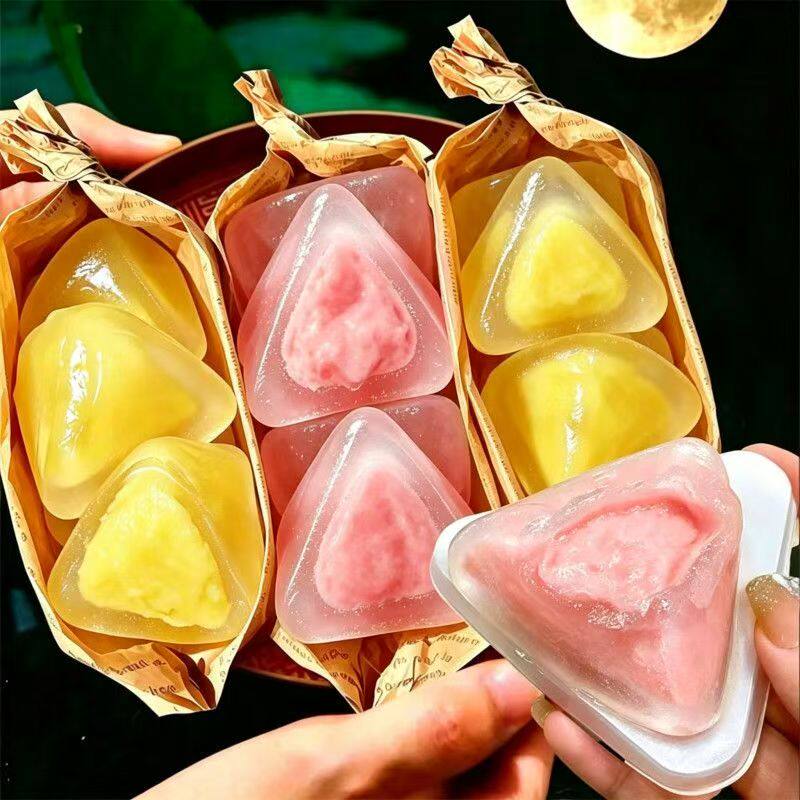 【现做先发】榴莲荔枝冰棕糕点即食水晶冰皮粽子甜棕甜品零食端午