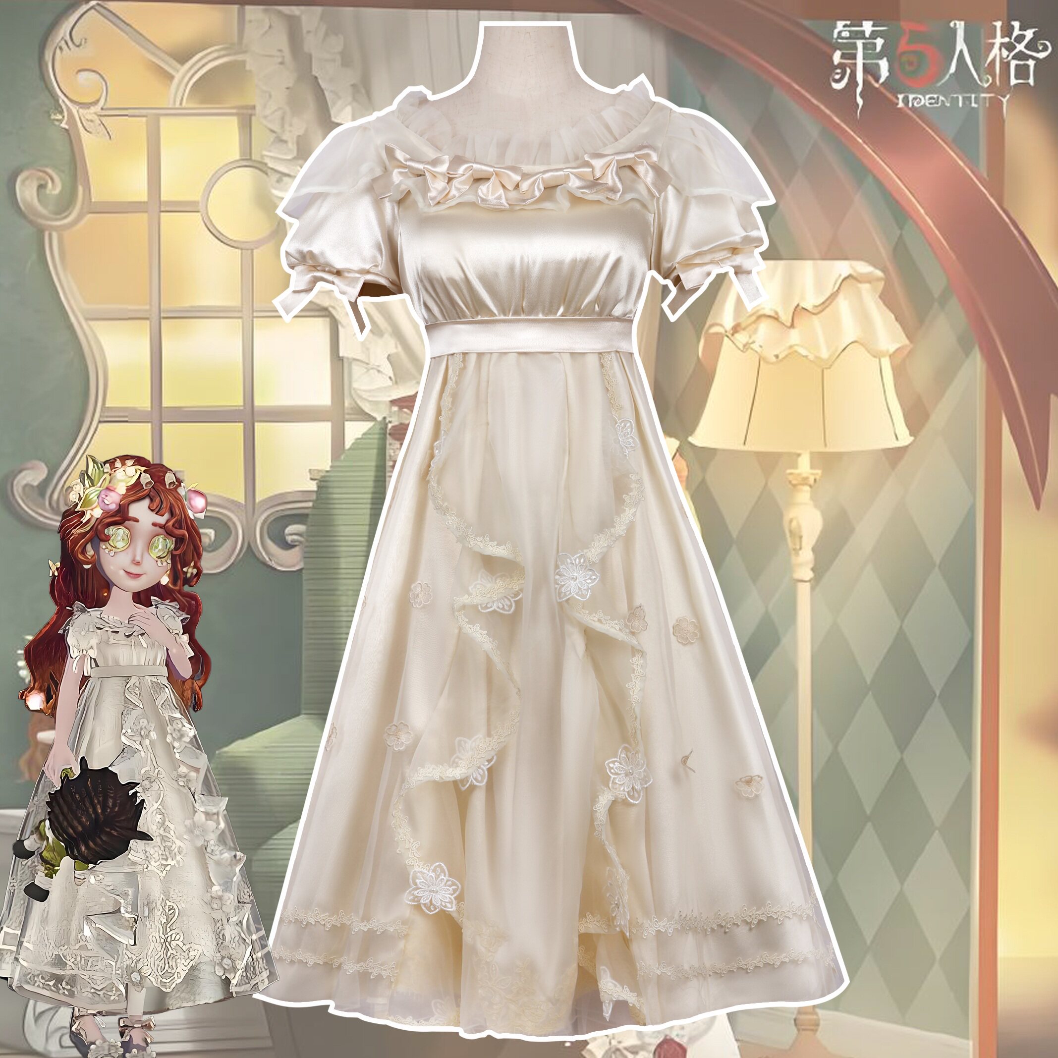 第五人格cos服漫展全套小女孩欧律狄刻cosplay二次元衣服女儿童图片