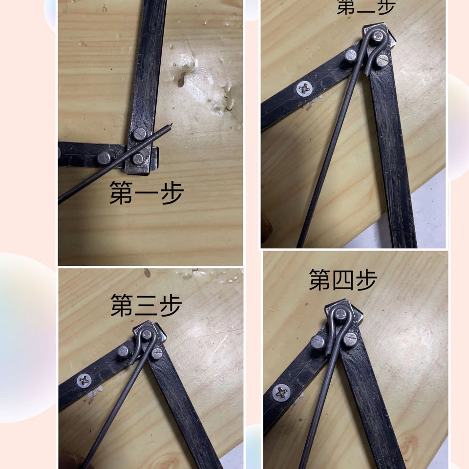 折弯机 锚钩鸡爪钩蝎子钩蝴蝶钩 可视锚 铁丝钢丝铜线折弯机&phi