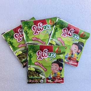 缅甸新品瓦城鲜虾酱辣椒虾酱虾滚变日期新鲜臭鱼酱茶叶酱包邮香辣