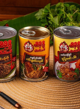 HMG麻辣鱼酱酸菜罐鱼汤粉罐缅甸口味辣椒酱红油佐料汤下饭酱即食