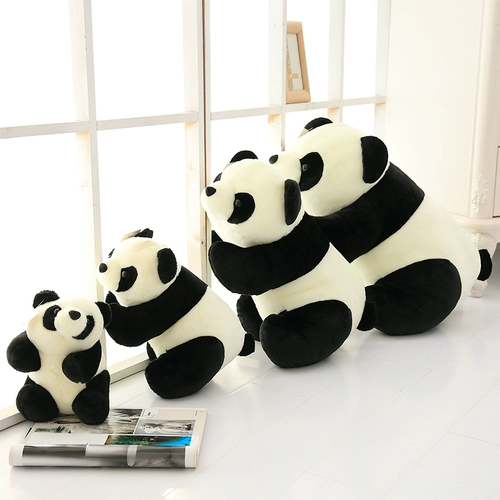 Реалистичная плюшевая игрушка для сна, маленькая подушка, милая тряпичная кукла подходит для мужчин и женщин, панда, подарок на день рождения