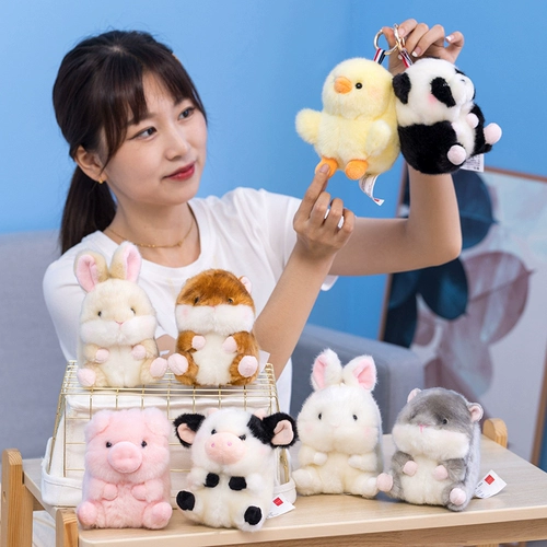 Милый кролик, плюшевый брелок, кукла, украшение на сумку, подвеска, панда