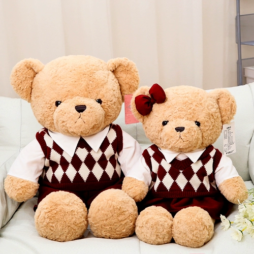 Милая кукла для влюбленных подходит для мужчин и женщин, с медвежатами, подарок на день рождения
