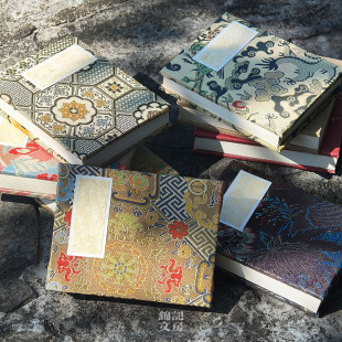 锦记大徽堂通关文牒盖章本空白印章纪念册定制复古空白宣纸册页加厚卡纸熟宣纸旅游景点打卡文创集章册