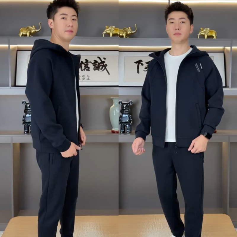 2025秋季新款连帽休闲套装