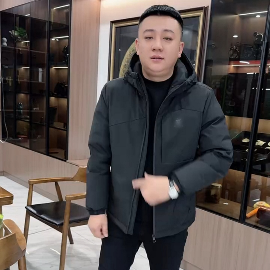 冬季男士新款连帽棉服夹克