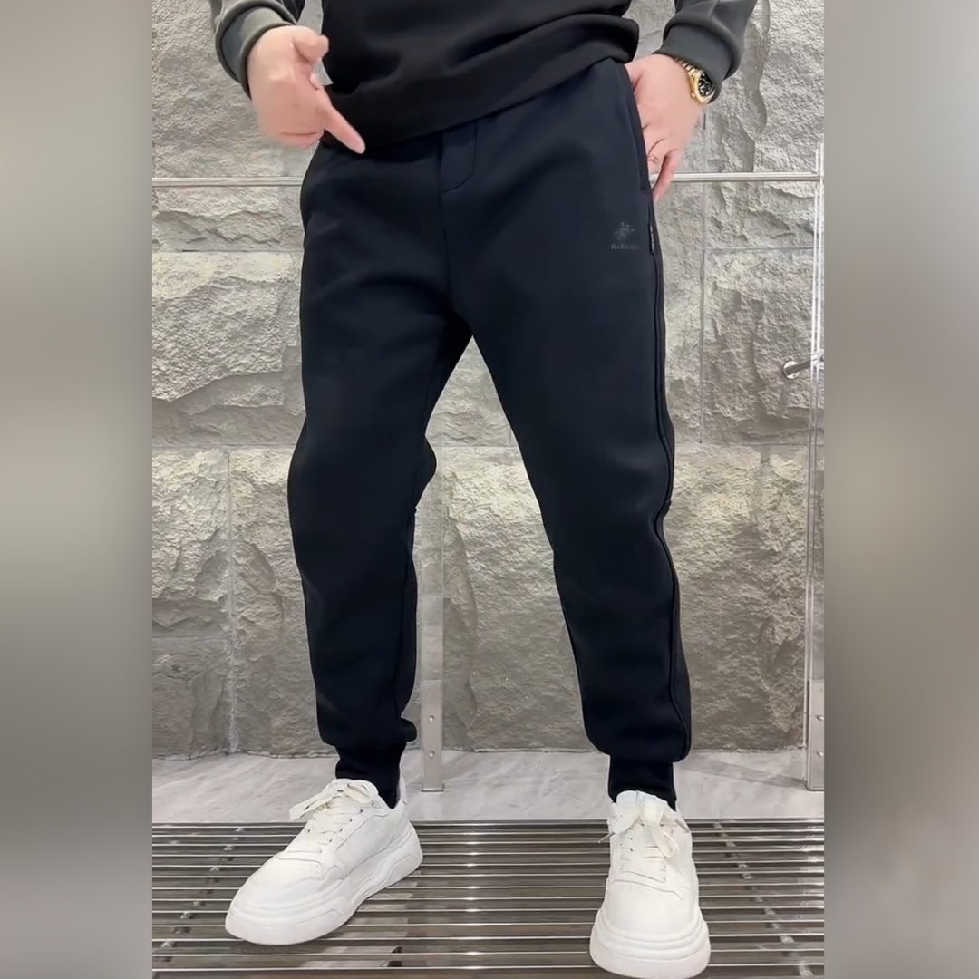 冬季男士新款加绒休闲裤