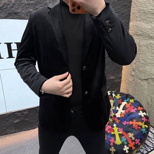 新款 男装 商务休闲百搭西装 潮流简约气质爆款 外套1965 时尚 2025男士