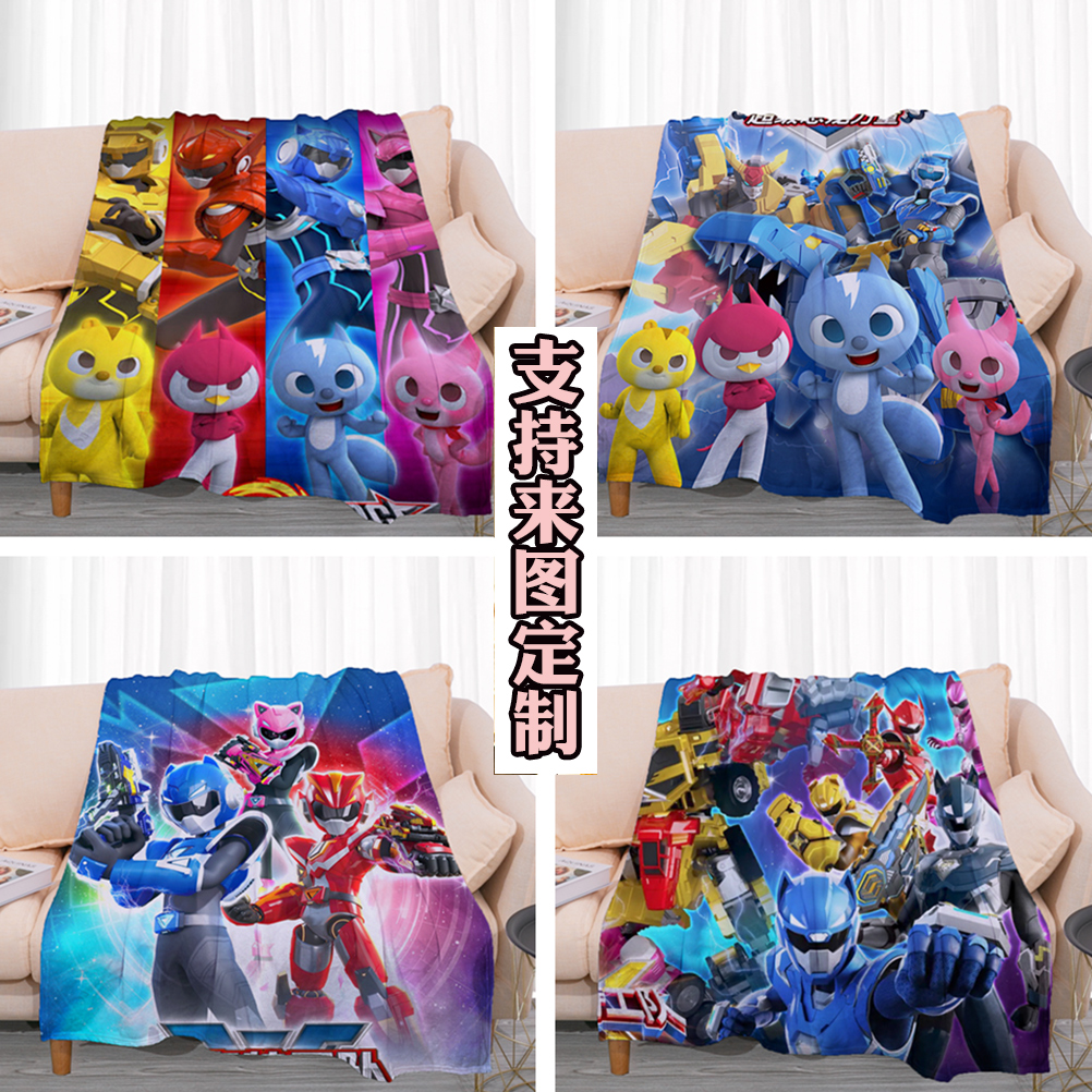 定制卡通迷你特工队毛毯法兰绒