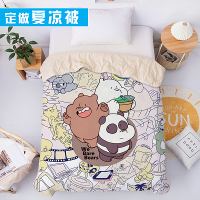 卡通WeBareBears咱们裸熊空调被