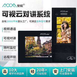 小区改造项目专属—可视楼宇对讲小区单元门门禁对讲系统