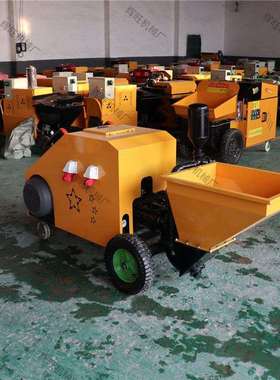 新型柱塞式砂浆喷涂机水泥砂浆喷涂机多功能双缸砂浆喷涂机