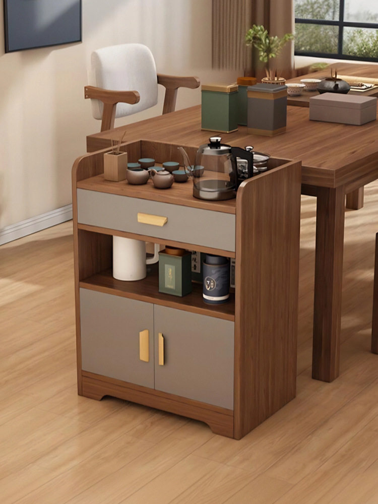 茶水柜餐边柜靠墙一体小柜子储物柜客厅边柜置物柜矮柜立柜收纳柜