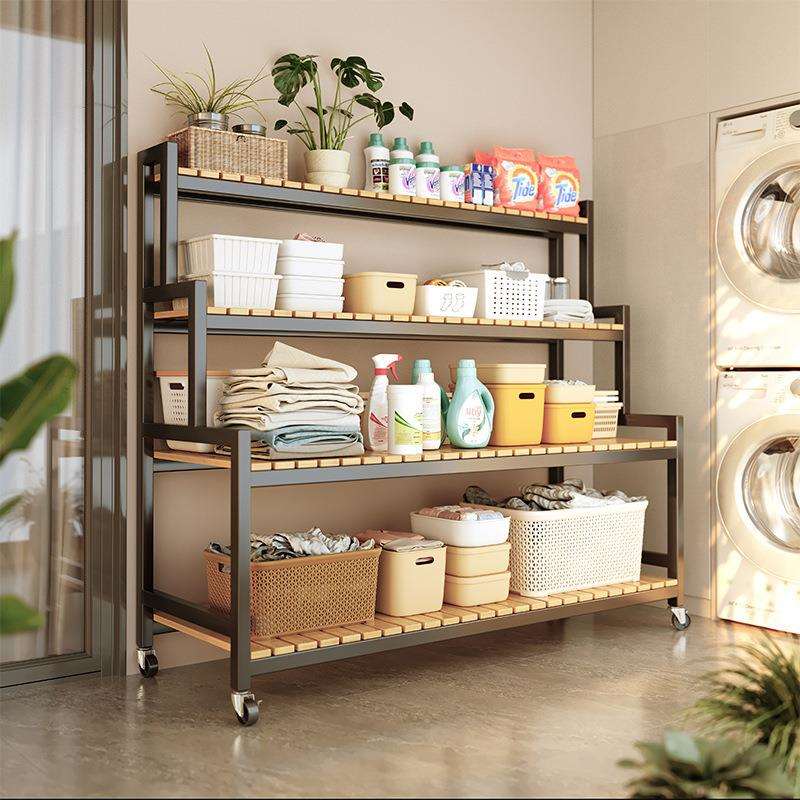 阳台架子置物架多层空间利用神器楠竹花架落地式梯形阶梯式不锈钢