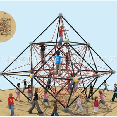 户外攀爬网拓展体能训练无动力游乐设备组合攀爬网游乐设施攀登架