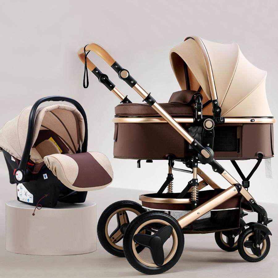 提篮座椅婴儿推车可坐躺轻便双向高景观折叠避震新生儿宝宝手推车