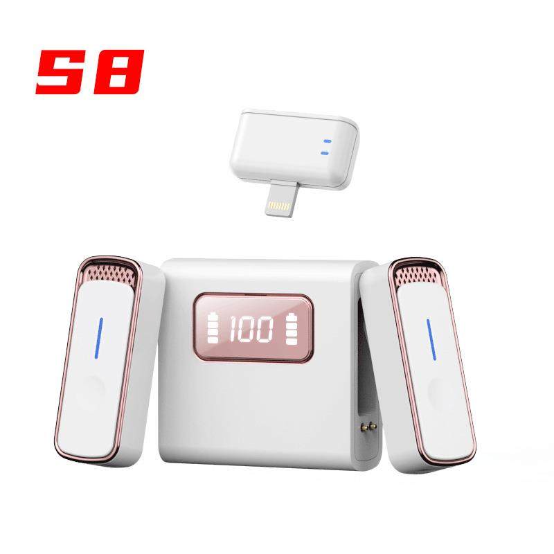 原厂私模S8新品无线领夹麦克风直播收音智能降噪收音麦