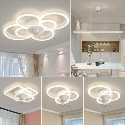 客厅风扇灯简约现代2025年新款吸顶灯饰广东中山全屋灯具套餐组合