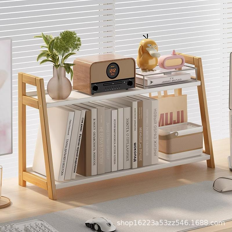 桌面置物架多层收纳架家用客厅书架办公桌上摆放架多功能简易架子