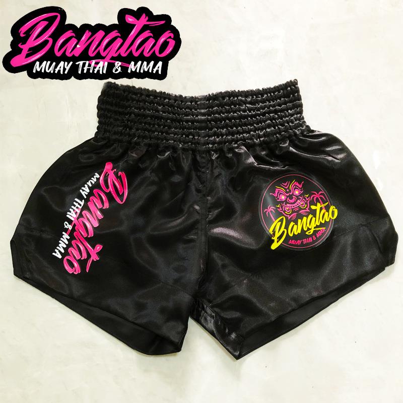 泰国bangtao拳馆泰拳短裤拳击搏击踢拳格斗裤拳裤女散打ufc潮儿童