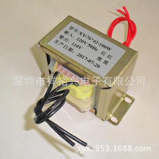 XY-76*42PP料骨架五彩铁桥深圳龙岗低频足功率电源变压器