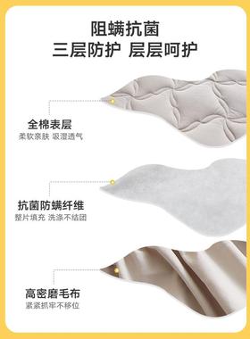 xyta类全棉床褥加厚夹棉垫被折叠床宿舍睡垫家用防螨薄款