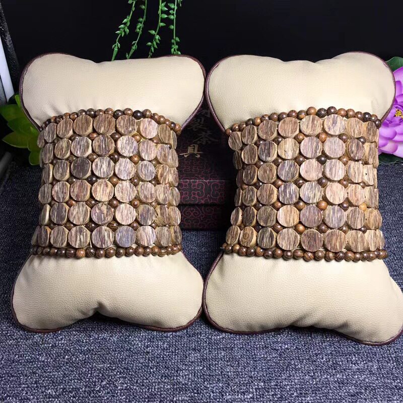 沉香汽车头枕护颈枕靠枕座椅车用枕头车载枕头一对 脖子车内用品